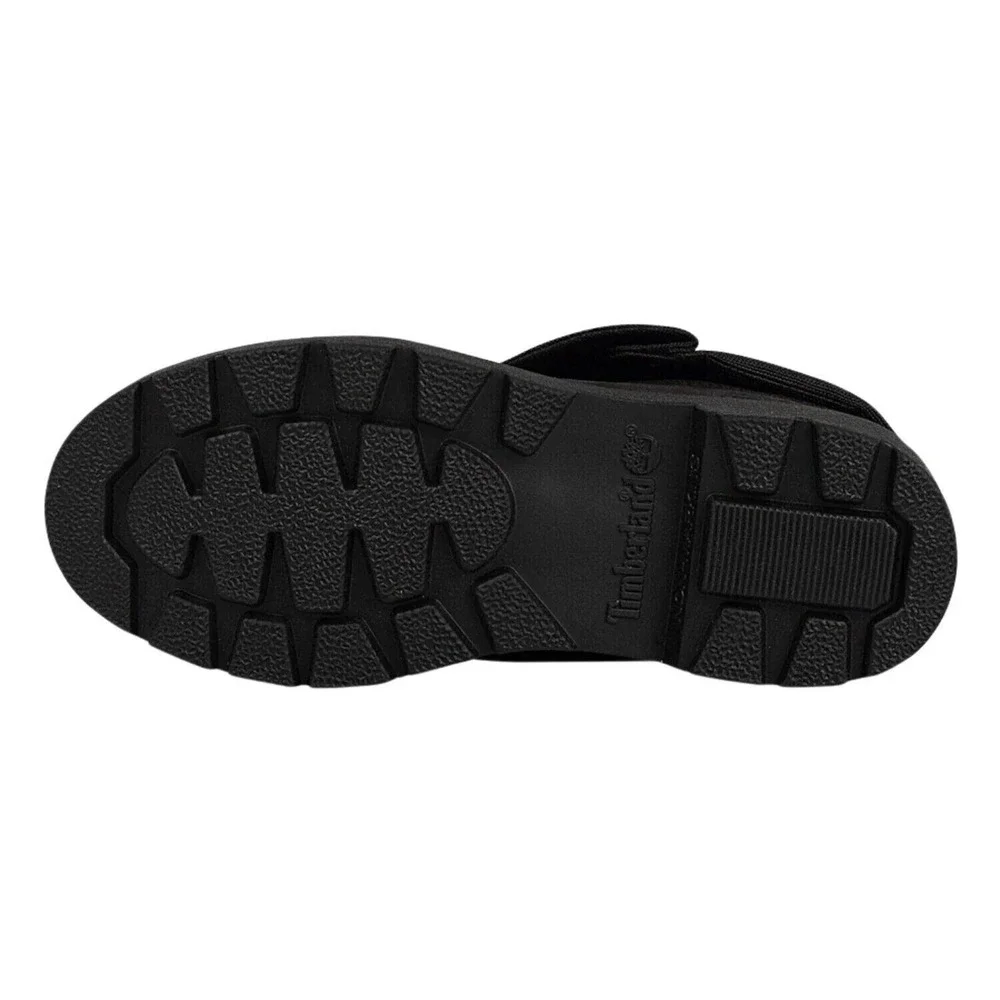 NEW TIMBERLAND Black Roll Top‎ Boots Big Kids Style Size 1.5 Youth